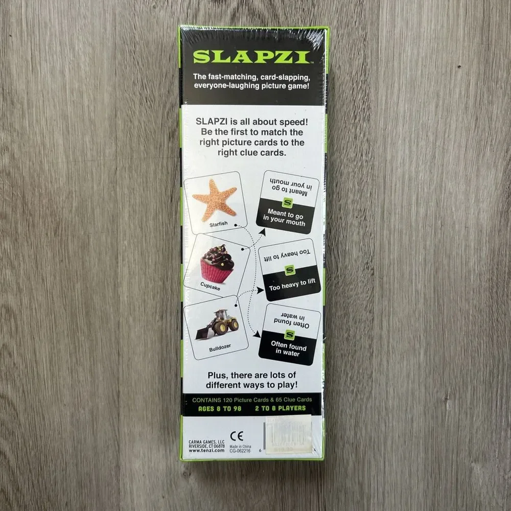 Slapzi Link in a Blink Card Game Box Carma Games Family Fun Brand New Sealed